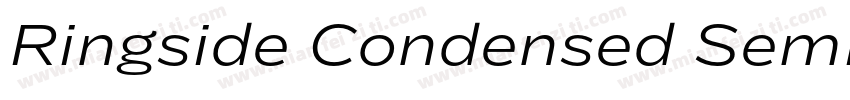 Ringside Condensed Semibold Regular字体转换